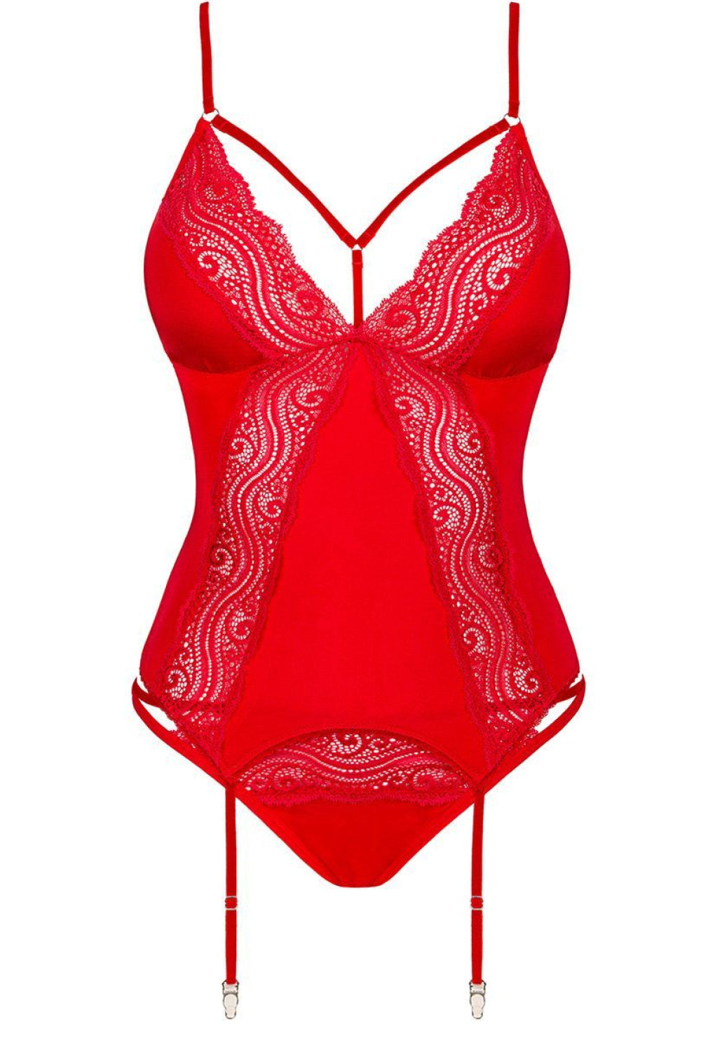 Ensemble lingerie femme Obsessive L Ensemble Sexy — rouge