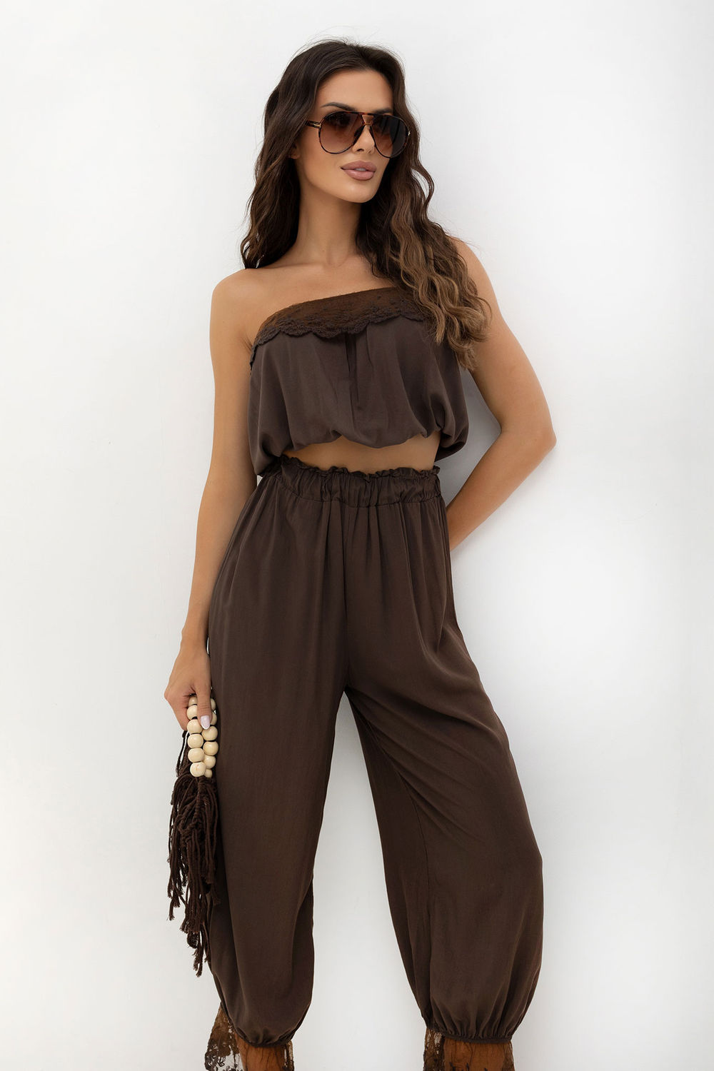 Ensemble lingerie femme Italy Moda L Ensemble L — brun