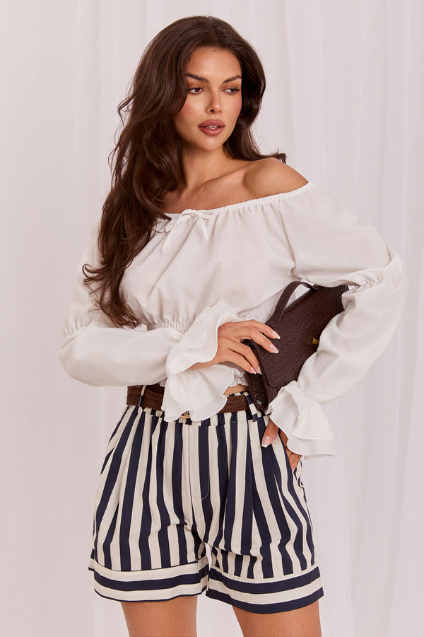 Blouse femme Lakerta Chemisier Chemisier — blanc