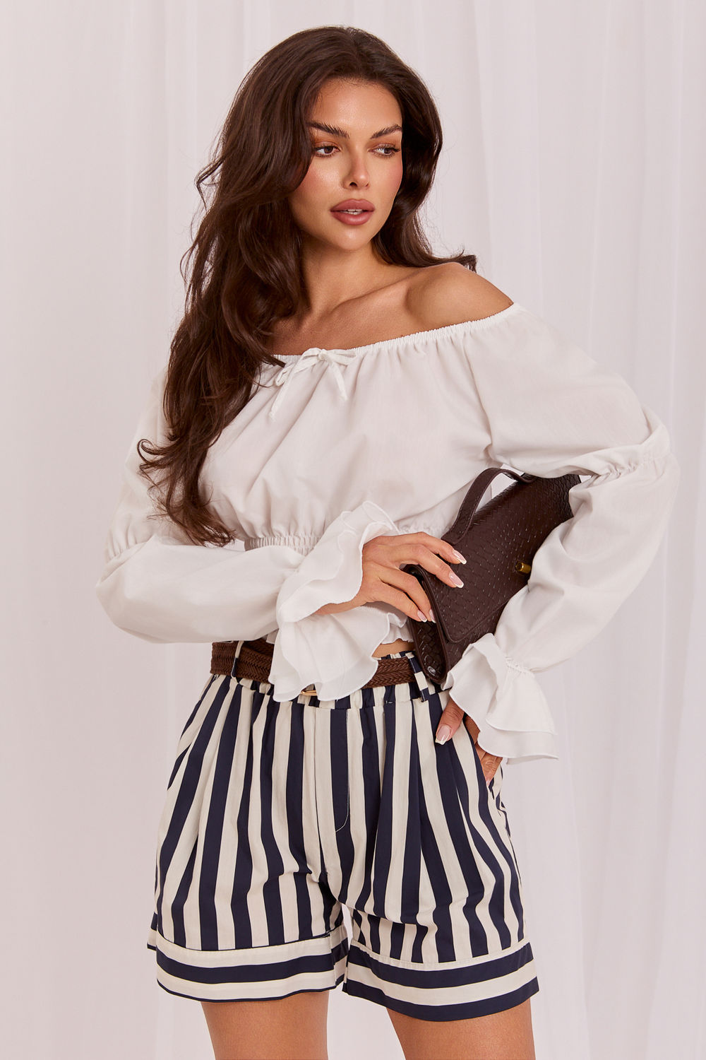 Blouse femme Lakerta Chemisier Chemisier — blanc