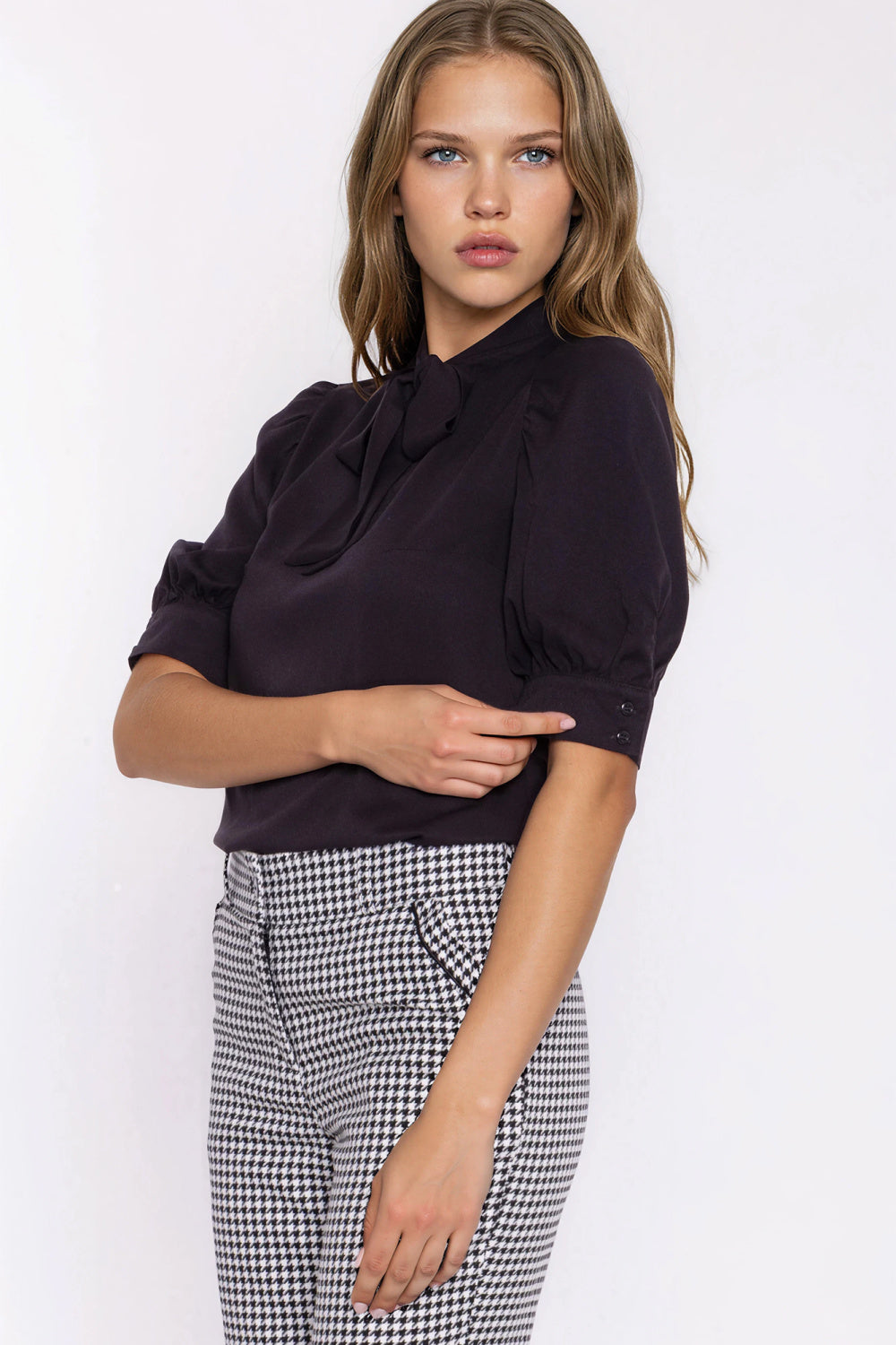 Blouse femme Nife Chemisier Chemisier — noir