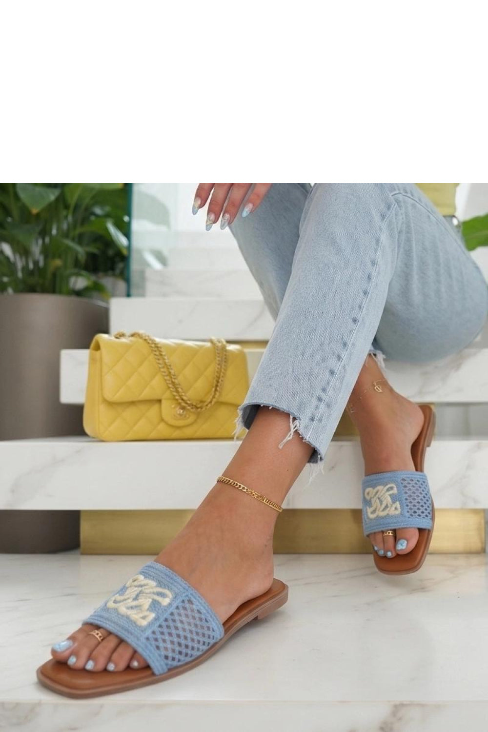 Sandales femme Solea Clacquettes Clacquettes — bleu