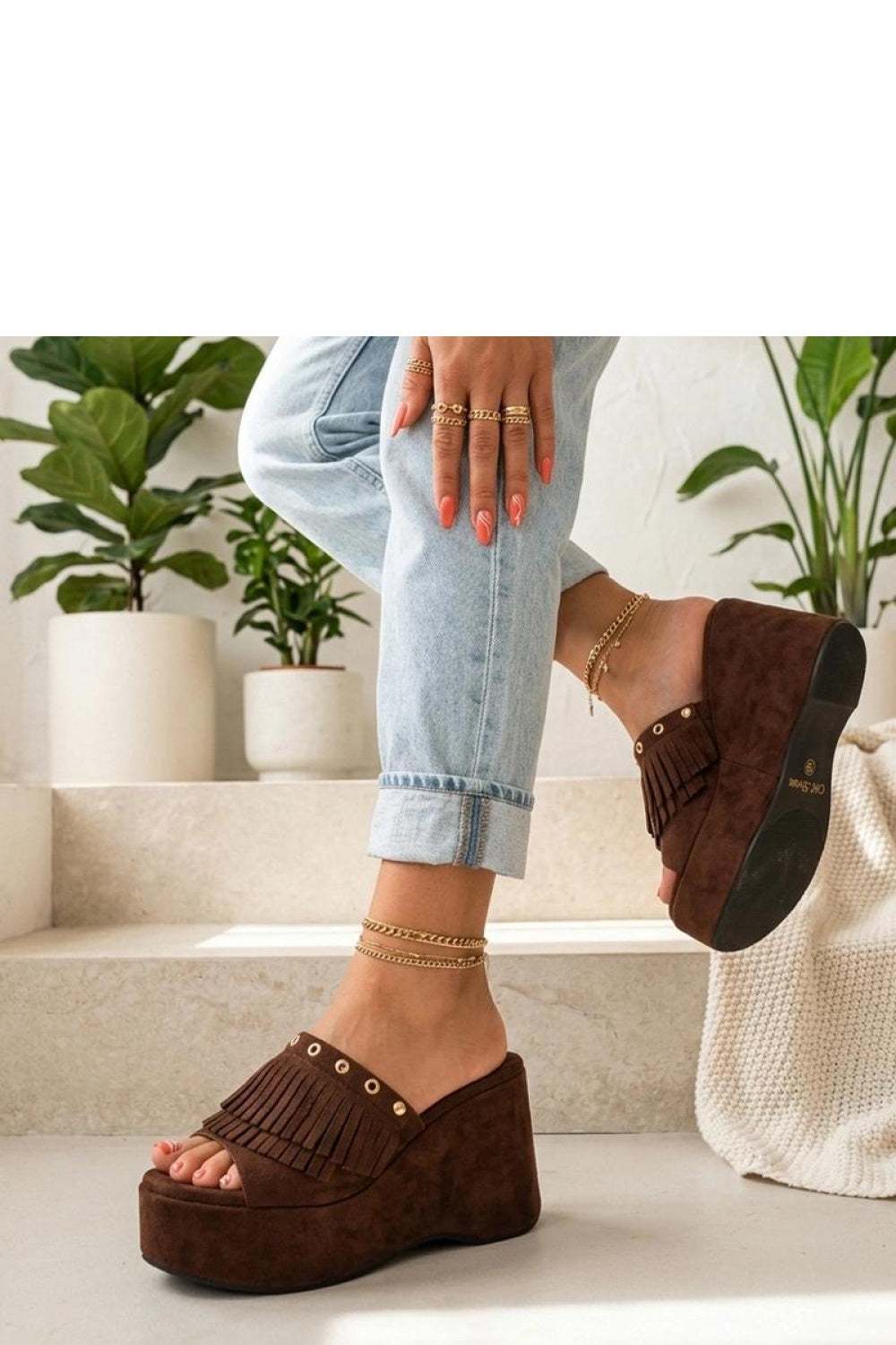 Sandales femme Solea Cothurnes Cothurnes — brun