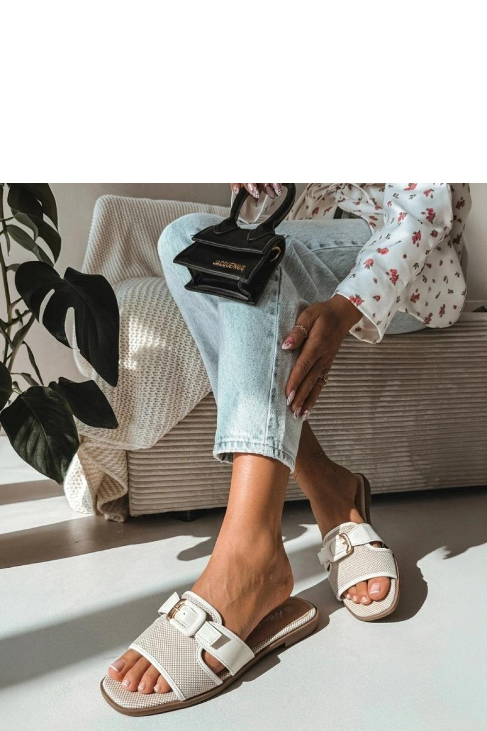 Sandales femme Solea Clacquettes Clacquettes — blanc