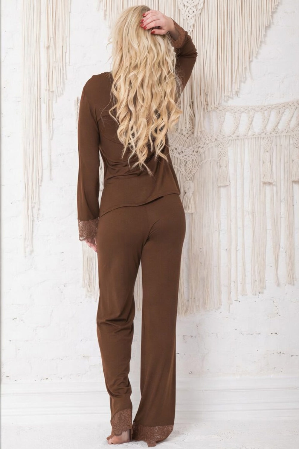 Pyjama femme Kalimo L Ensemble L — brun