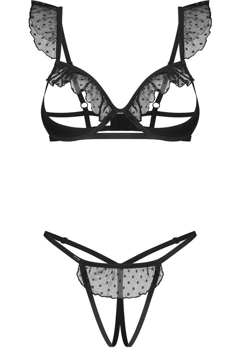 Ensemble lingerie femme Obsessive L Ensemble Sexy — noir