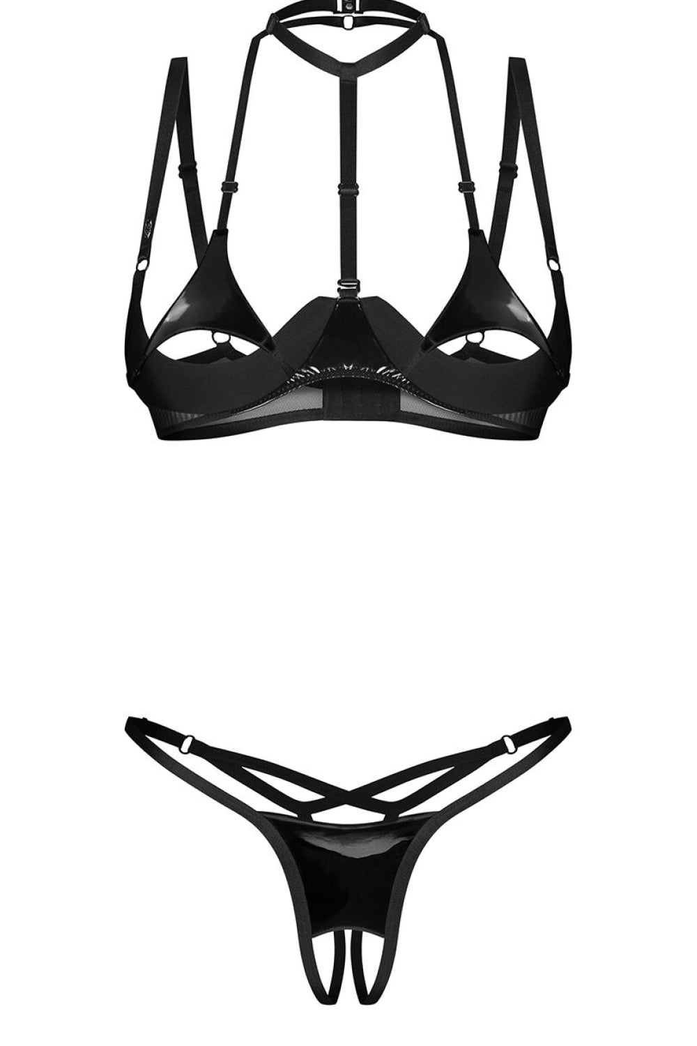Ensemble lingerie femme Obsessive L Ensemble Sexy — noir