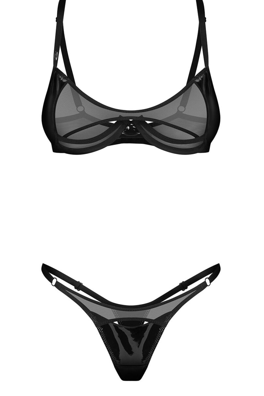 Ensemble lingerie femme Obsessive L Ensemble Sexy — noir
