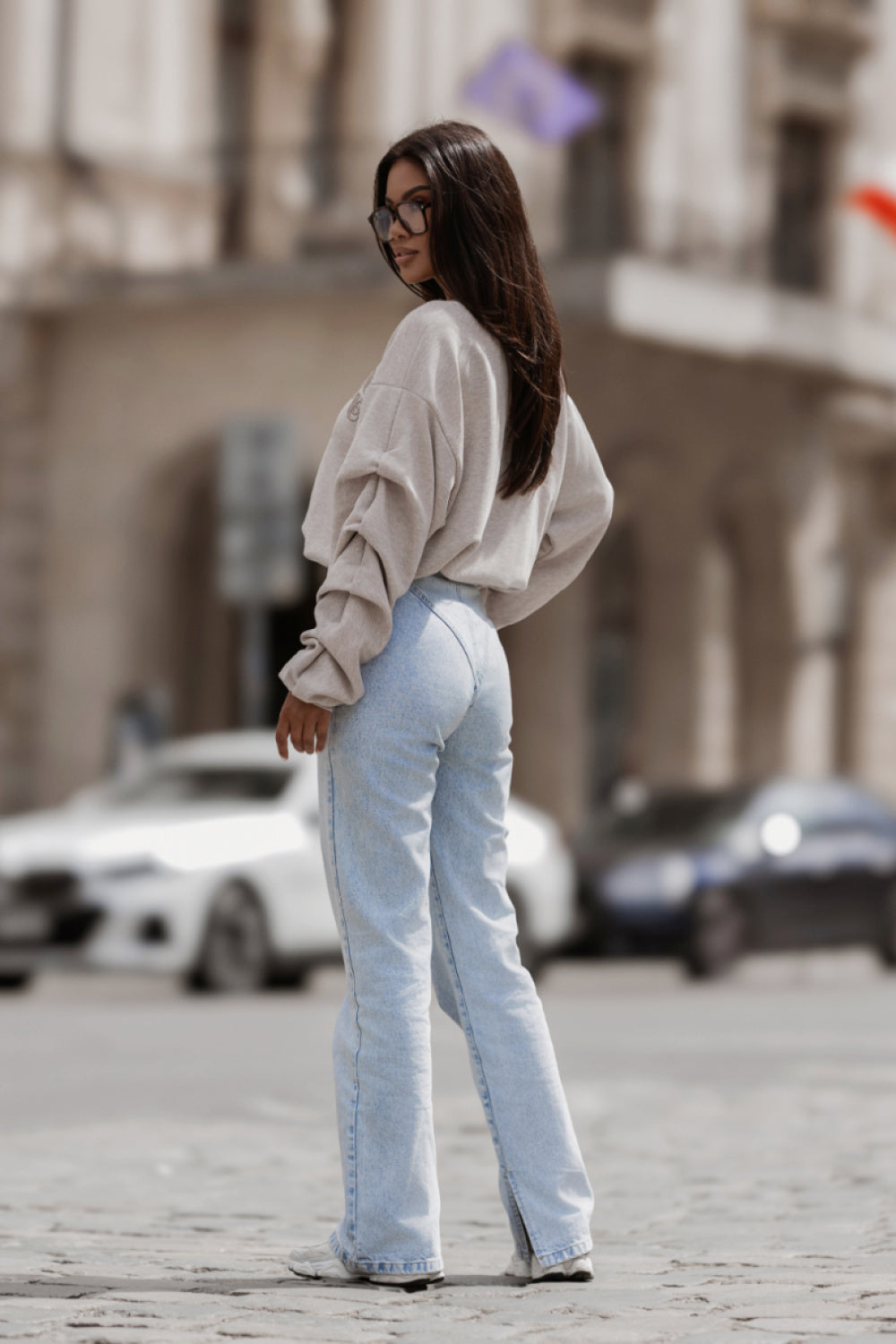 T-shirt femme LaBalancia Sweatshirt Sweatshirt — beige