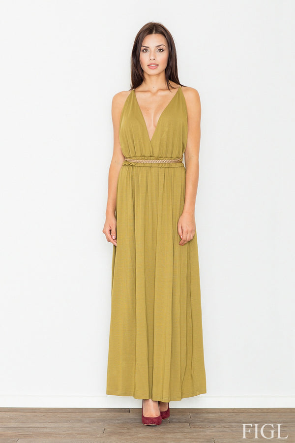 Robe femme Figl Longue Longue — vert