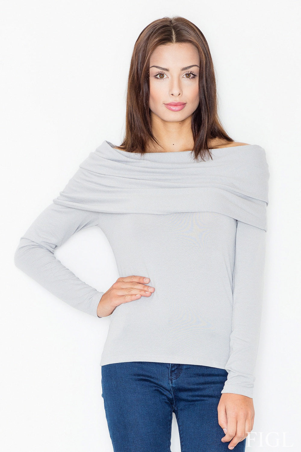 Blouse femme Figl Chemisier Chemisier — gris