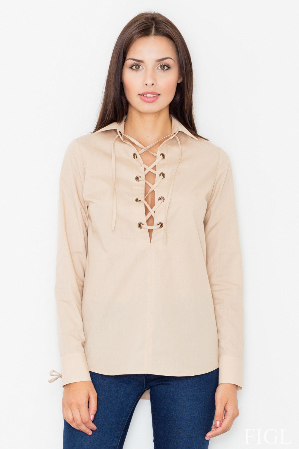 Blouse femme Figl Chemisier Chemisier — beige
