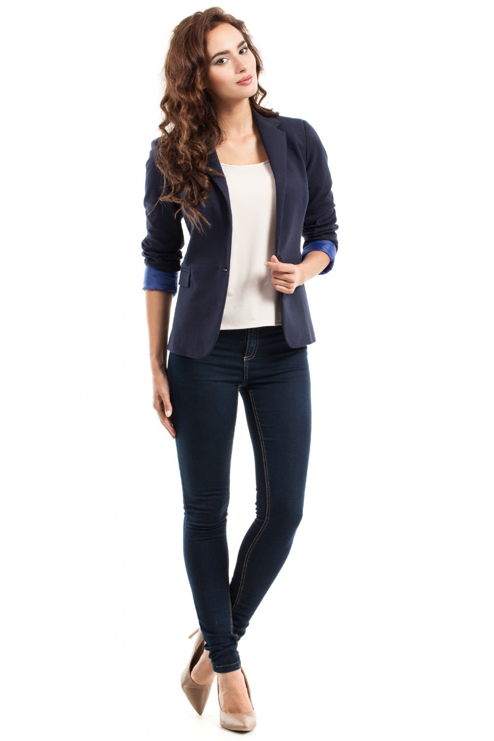Blazer femme Moe — bleu marine