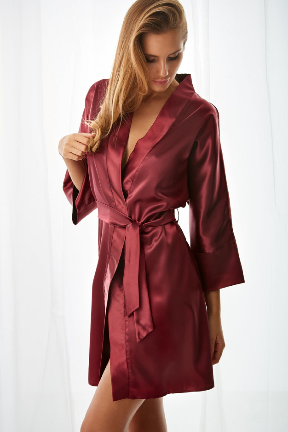Robe femme Kalimo Peignoir Peignoir — rouge