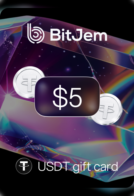 BitJem Crypto Gift Card USDT 5 USD - BitJem Key
