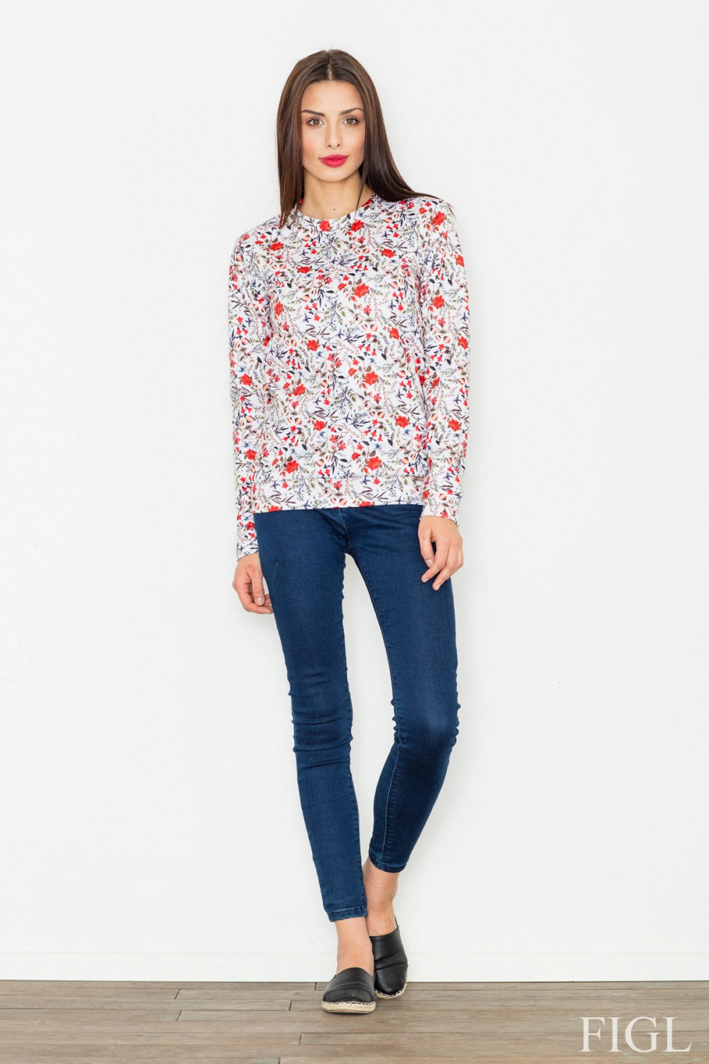 T-shirt femme Figl Sweatshirt Sweatshirt — blanc