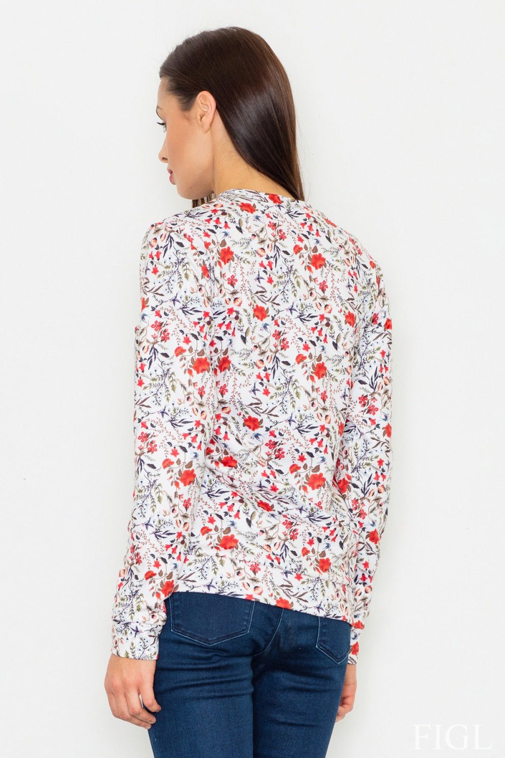 T-shirt femme Figl Sweatshirt Sweatshirt — blanc
