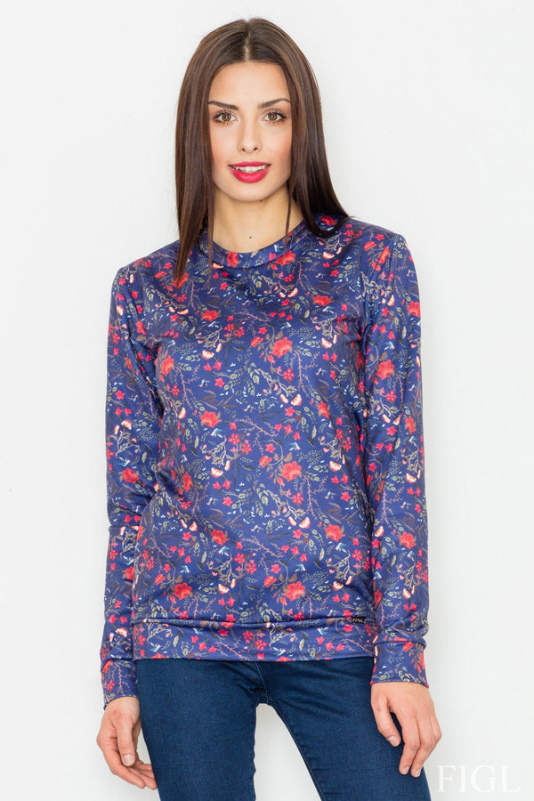 T-shirt femme Figl Sweatshirt Sweatshirt — bleu