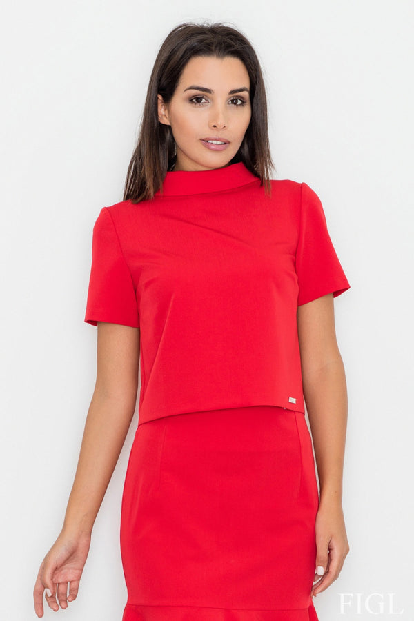 Blouse femme Figl Chemisier Chemisier — rouge