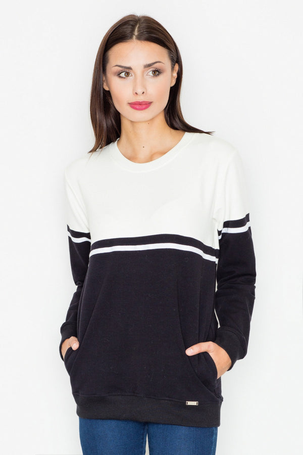 T-shirt femme Figl Sweatshirt Sweatshirt — noir