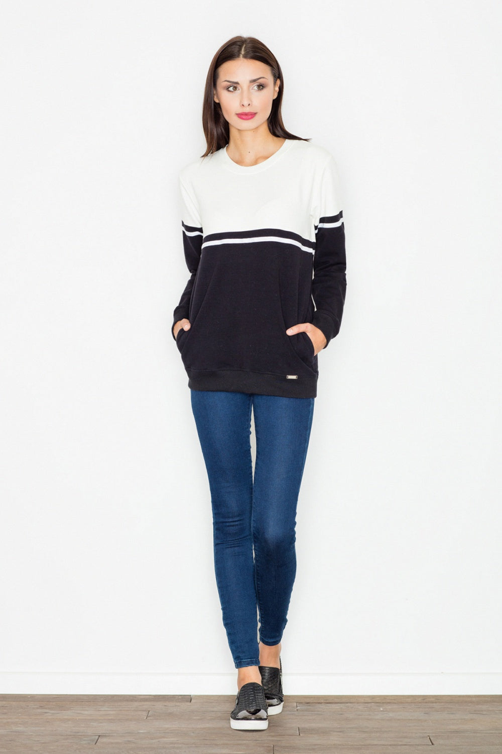 T-shirt femme Figl Sweatshirt Sweatshirt — noir