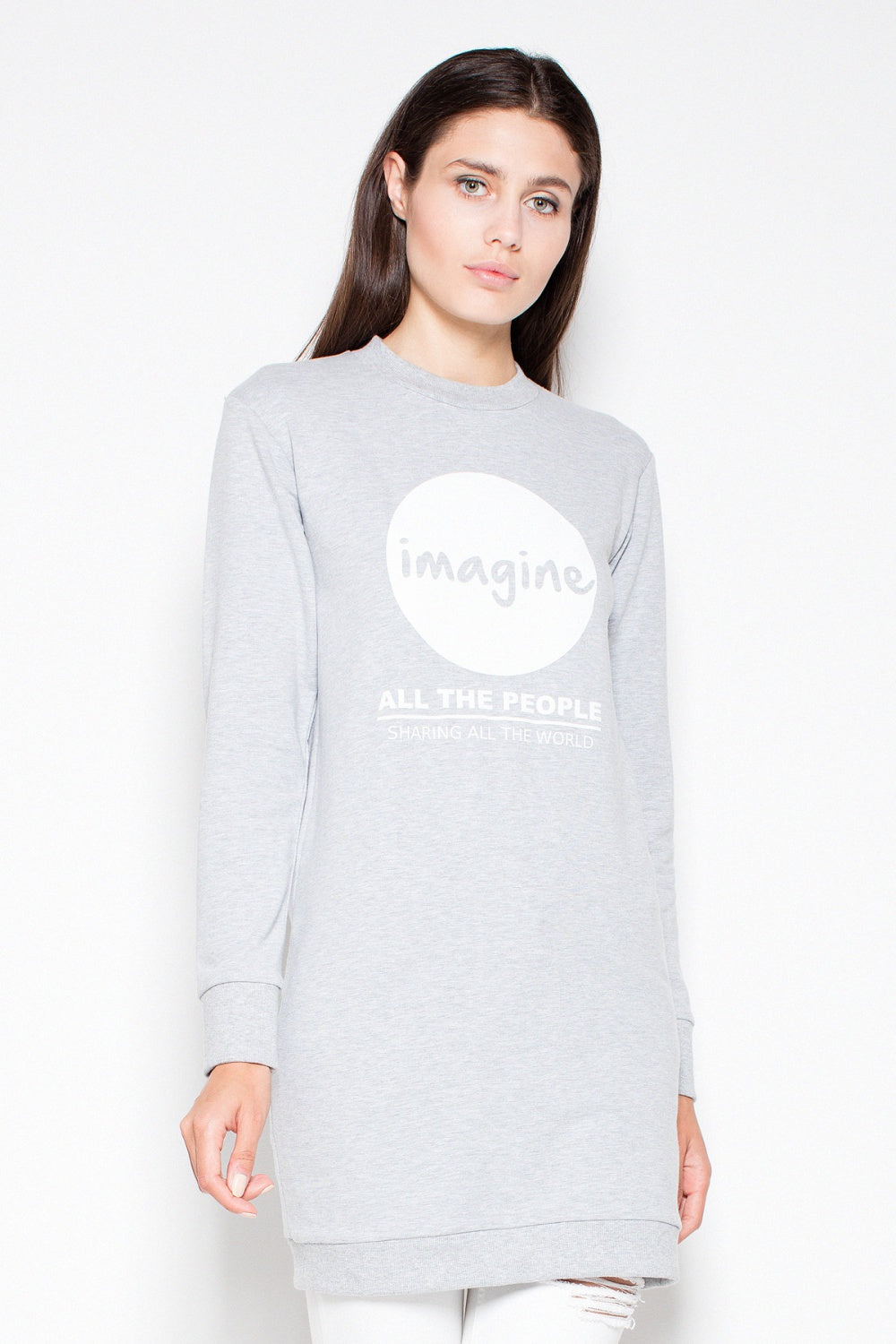 T-shirt femme Venaton Sweatshirt Sweatshirt — gris