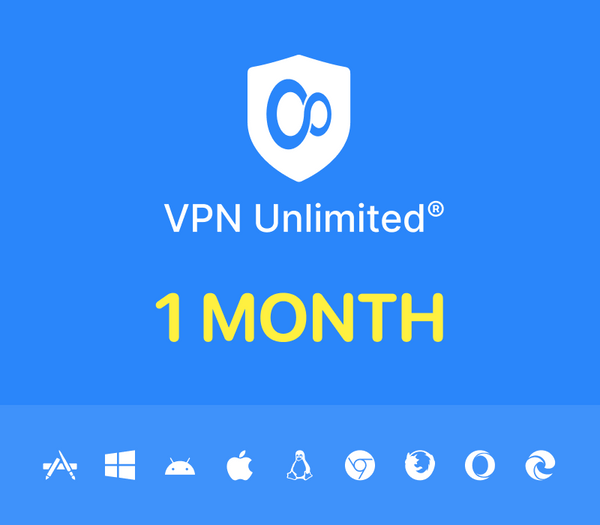 VPN Unlimited - 1 Month Subscription Code