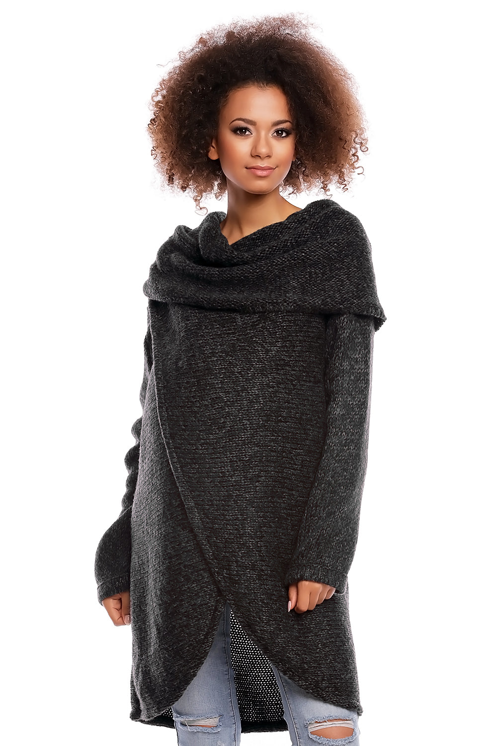 Chandail grossesse femme PeeKaBoo — noir