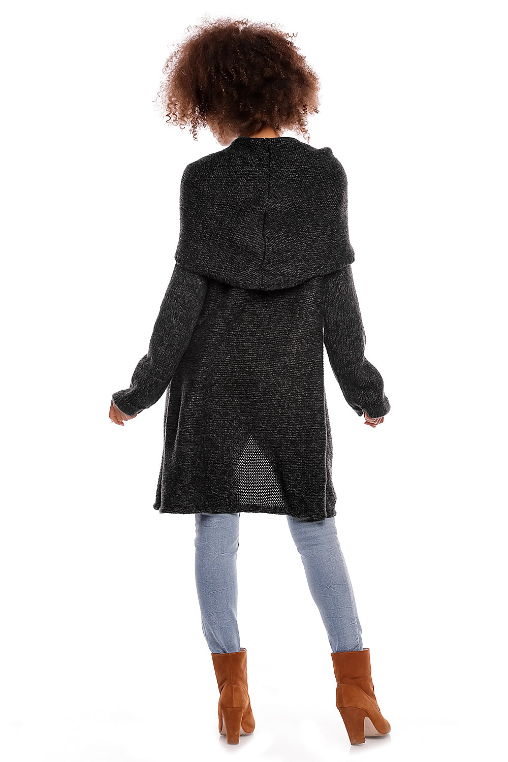 Pull femme PeeKaBoo Chandail Long Chandail — noir