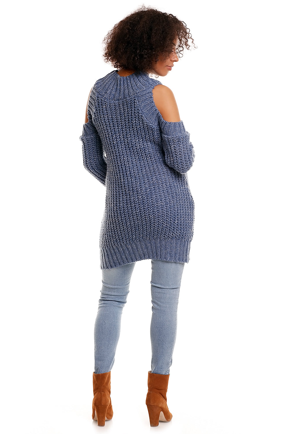 Chandail grossesse femme PeeKaBoo — bleu