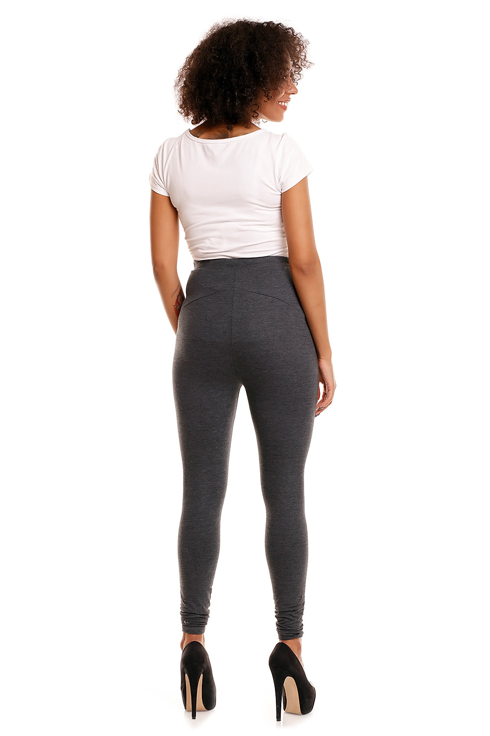 Legging grossese femme PeeKaBoo — gris