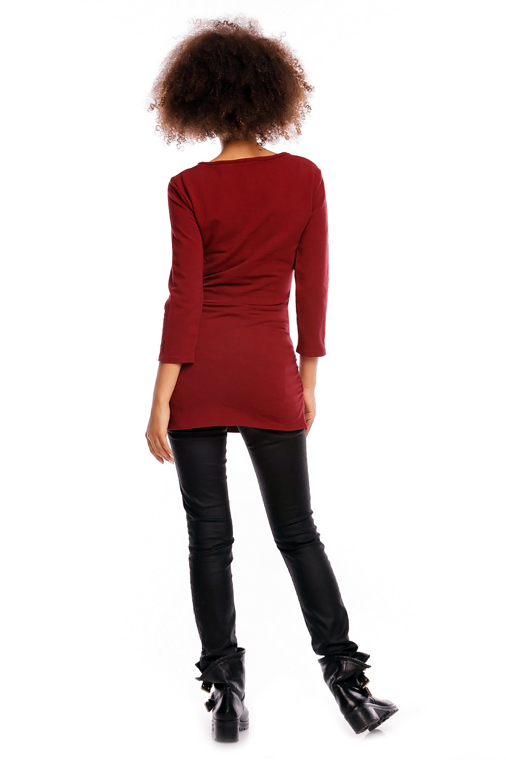 Tunique de grossesse femme PeeKaBoo — rouge