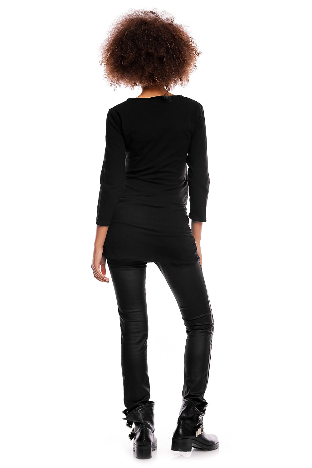 Tunique de grossesse femme PeeKaBoo — noir
