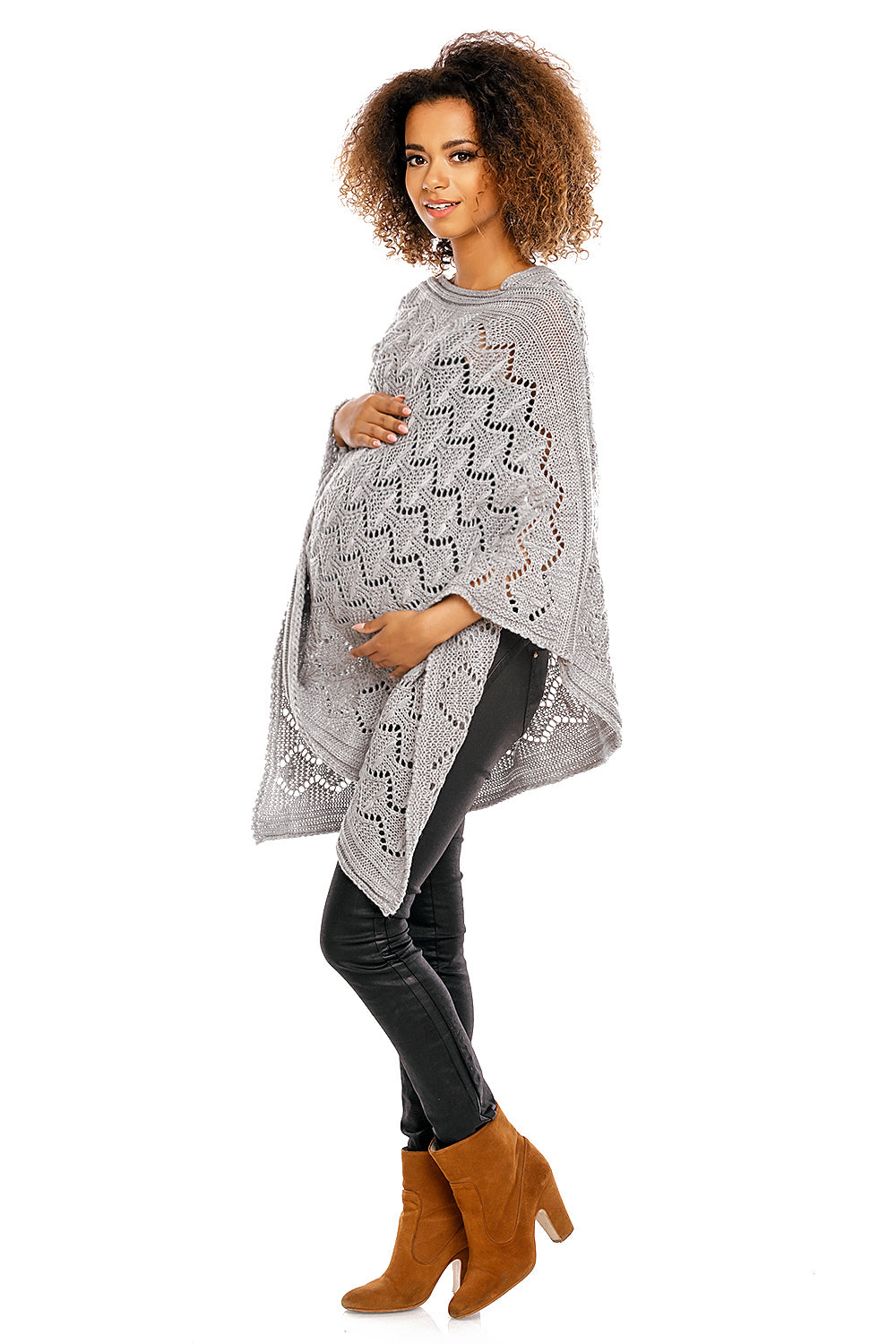 Cardigan de grossesse femme PeeKaBoo — gris
