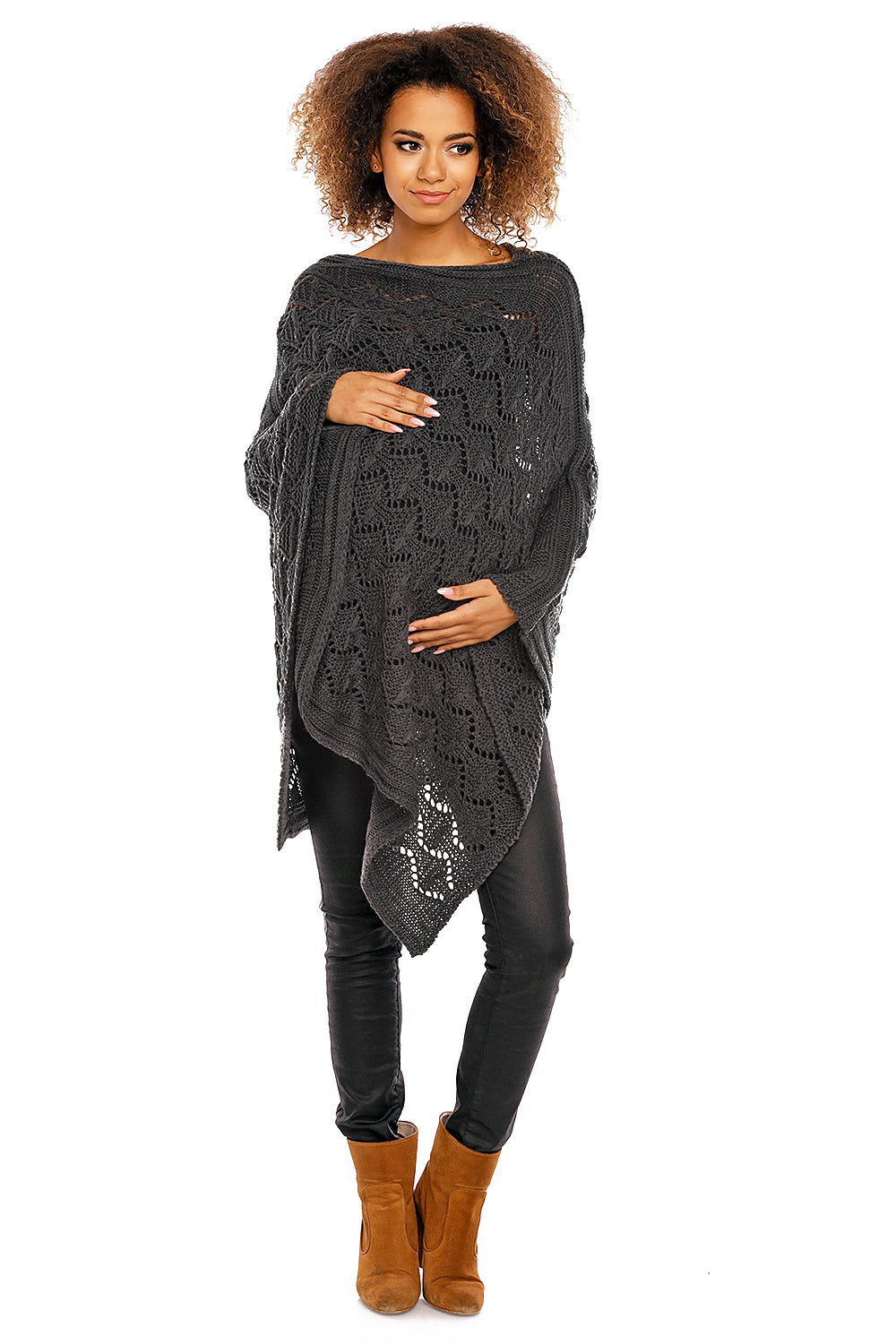 Cardigan de grossesse femme PeeKaBoo — gris