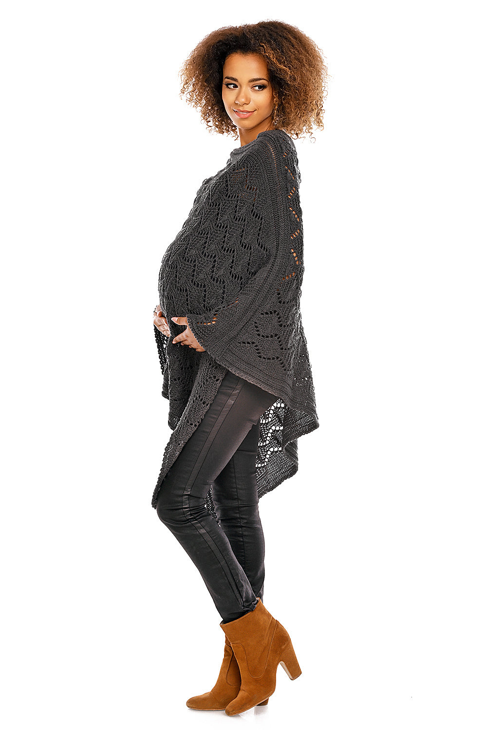 Cardigan de grossesse femme PeeKaBoo — gris