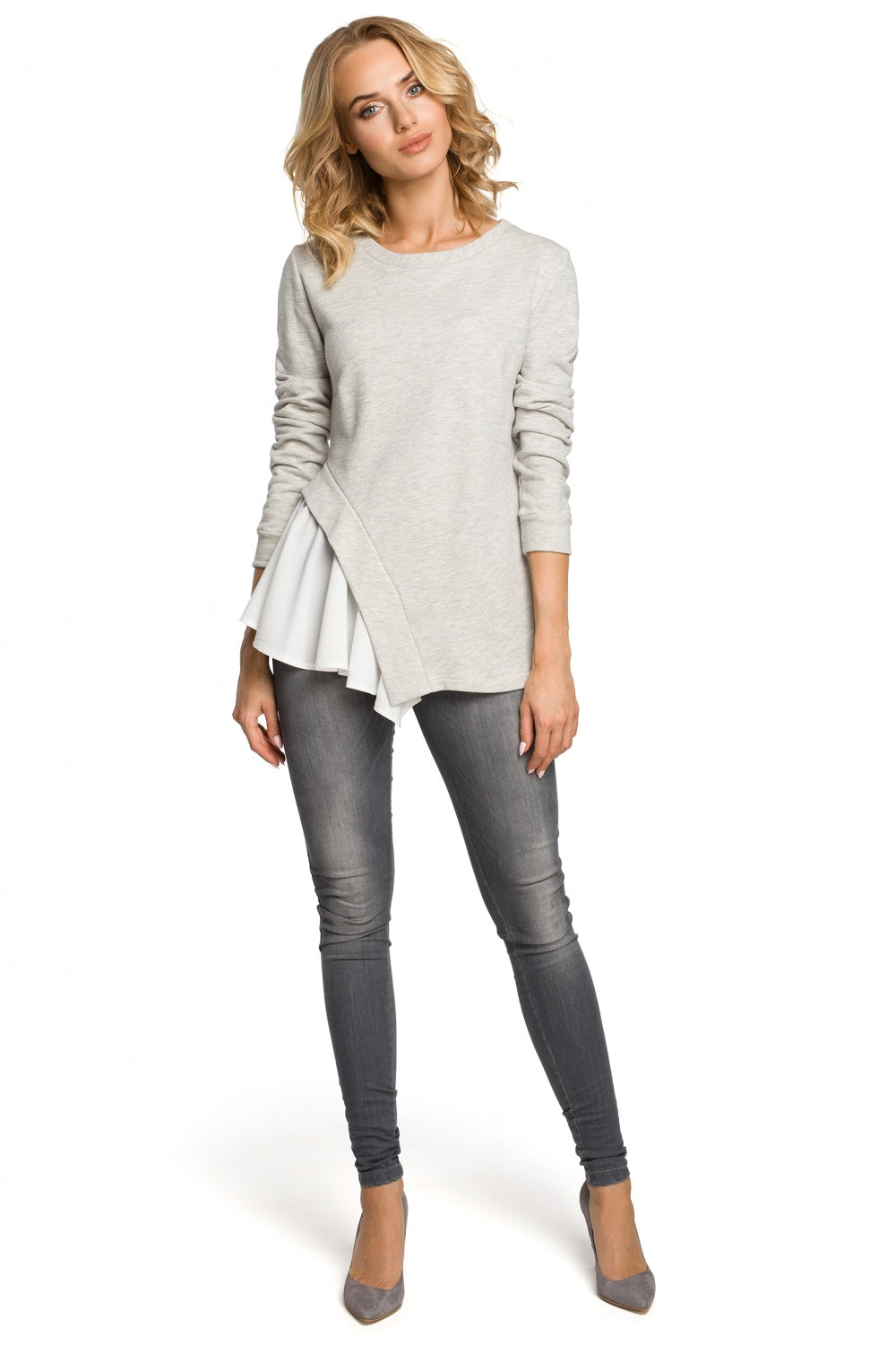 Blouse femme Moe Chemisier Chemisier — gris