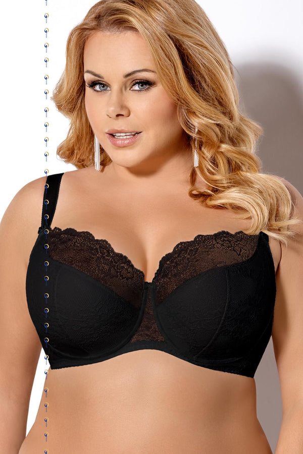 Soutien-gorge semi-soft femme Gorsenia Lingerie — noir