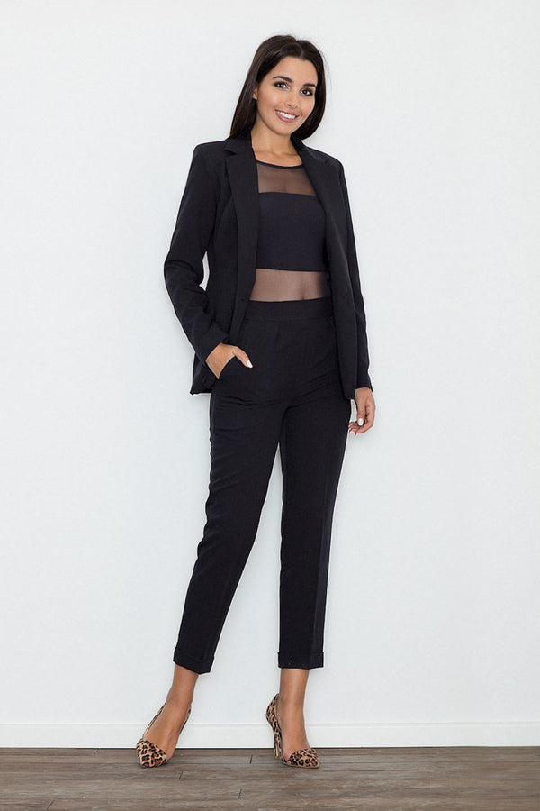 Chaussures à talons femme Figl Pantalon Pantalon — noir