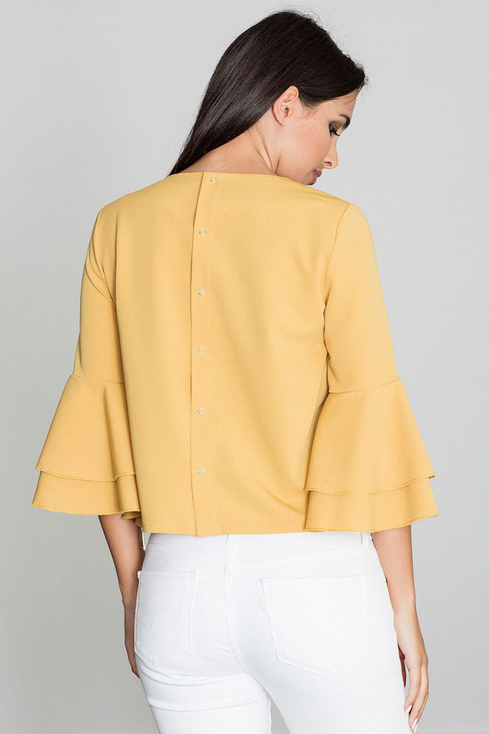 Blouse femme Figl Chemisier Chemisier — jaune