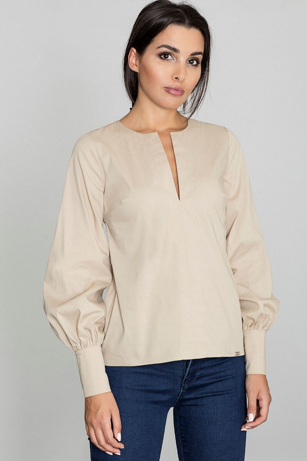 Blouse femme Figl Chemisier Chemisier — beige
