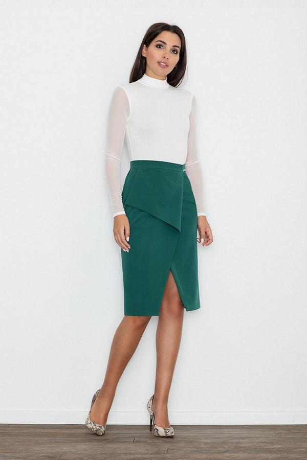 Jupe femme Figl Classique Classique — vert