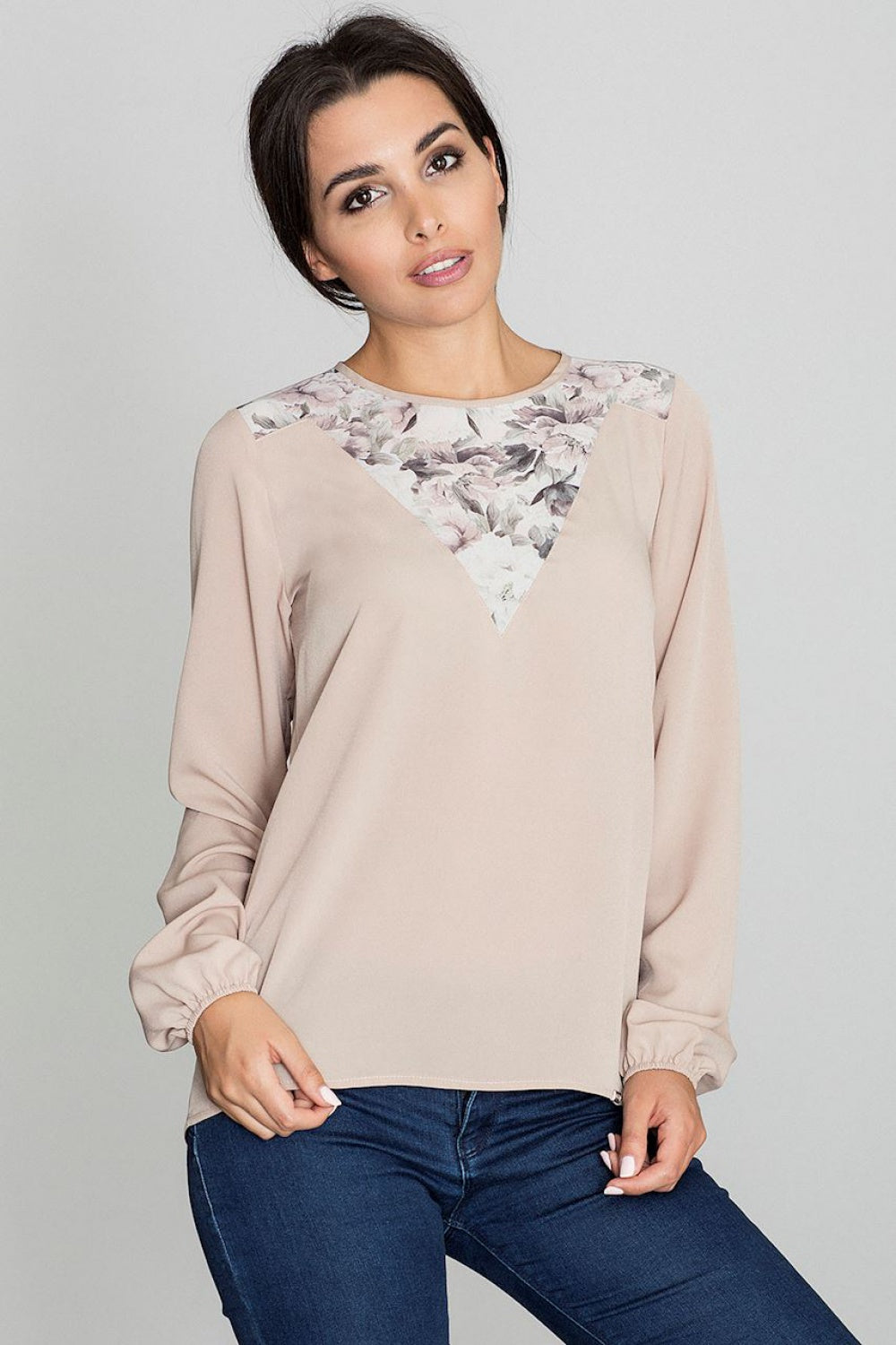 Blouse femme Figl Chemisier Chemisier — beige