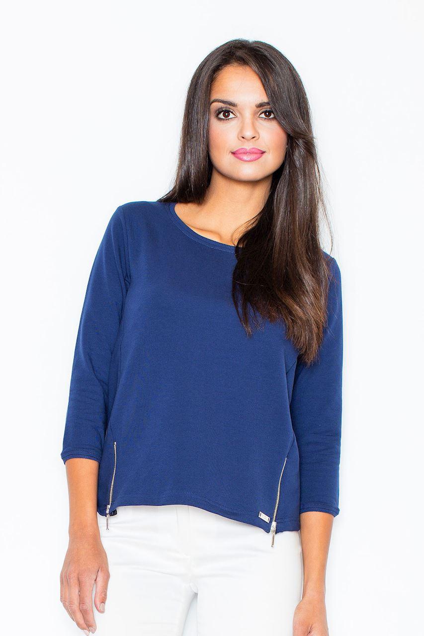 T-shirt femme Figl Sweatshirt Sweatshirt — bleu