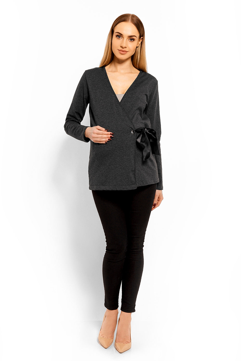 Blouse femme PeeKaBoo De Grossesse De — gris