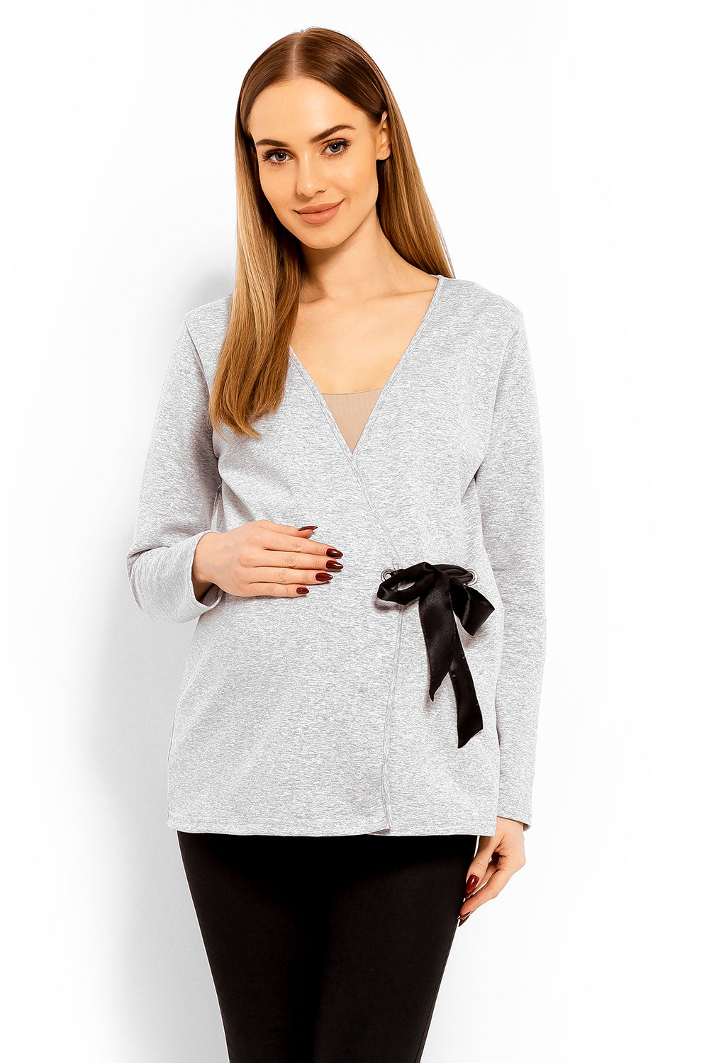 Blouse femme PeeKaBoo De Grossesse De — gris