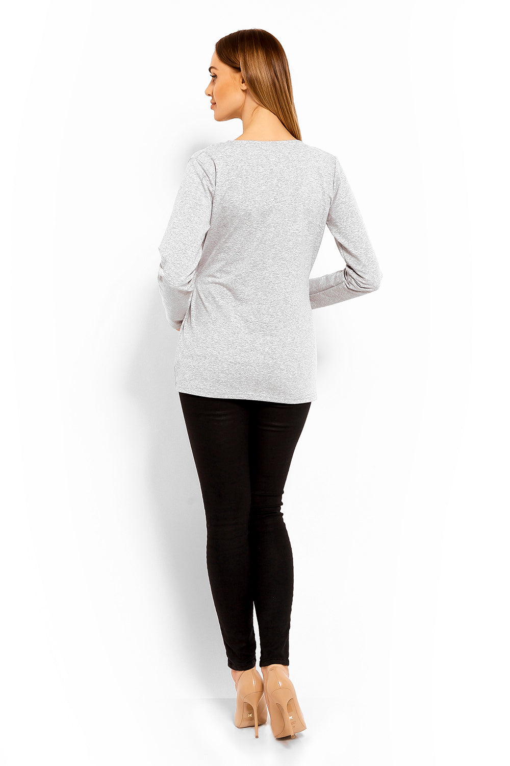 Blouse femme PeeKaBoo De Grossesse De — gris