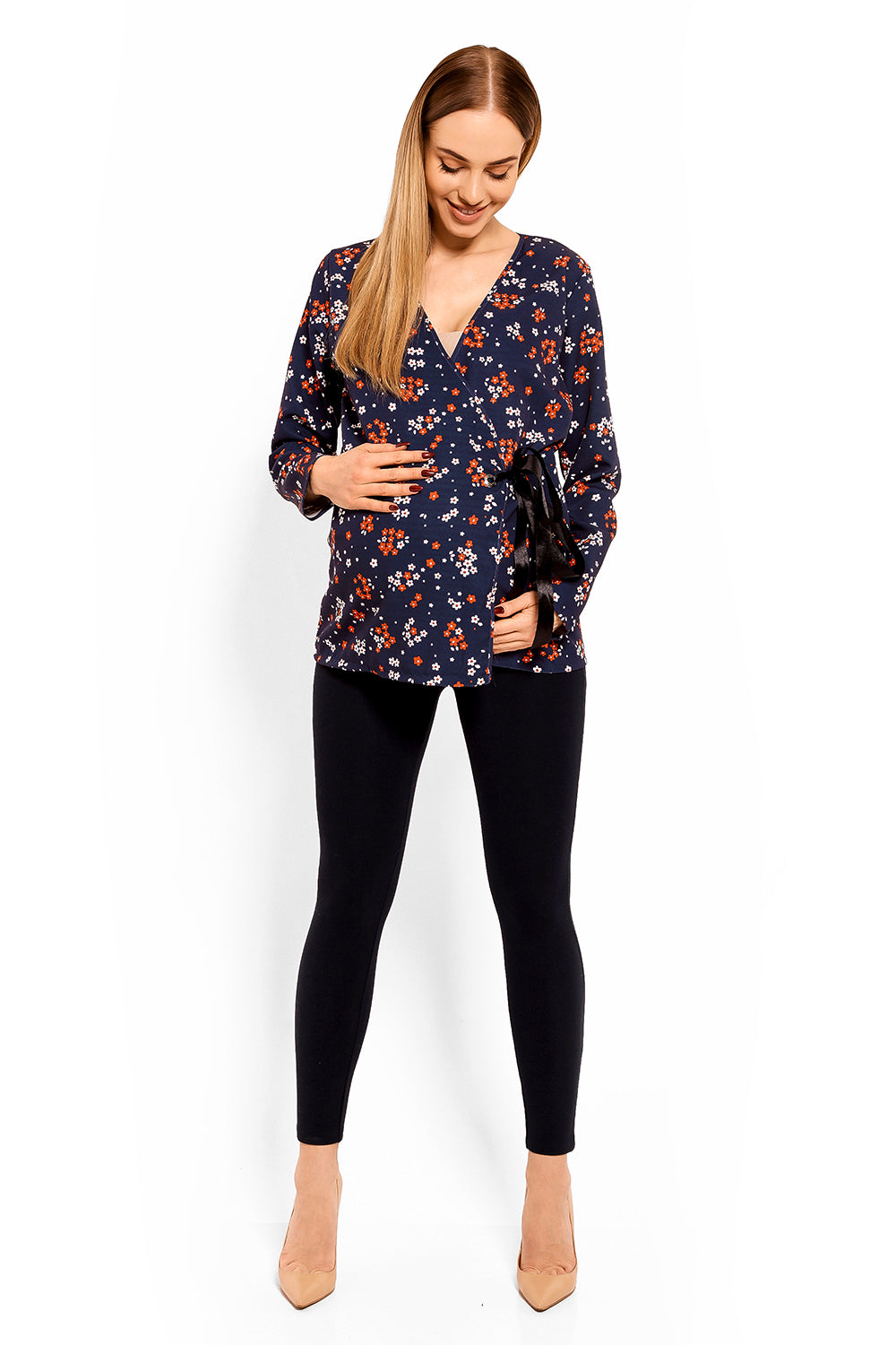 Blouse femme PeeKaBoo De Grossesse De — bleu marine
