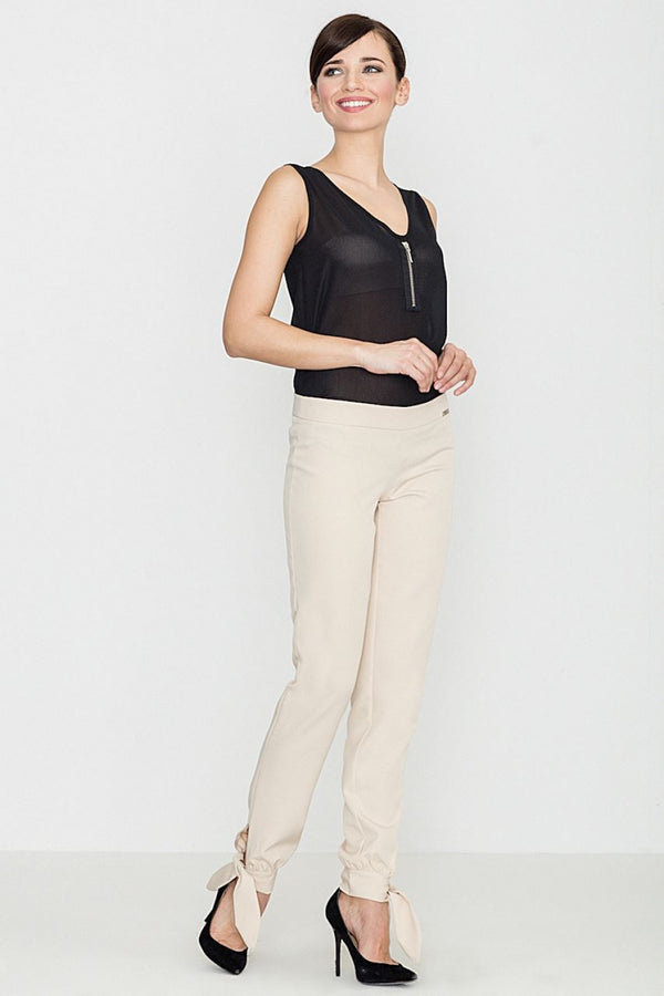 Chaussures à talons femme Lenitif Pantalon Long Pantalon — beige