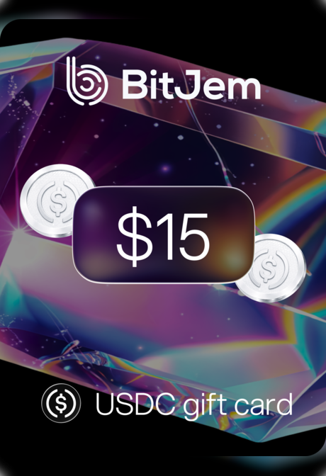 BitJem Crypto Gift Card USDC 15 USD - BitJem Key